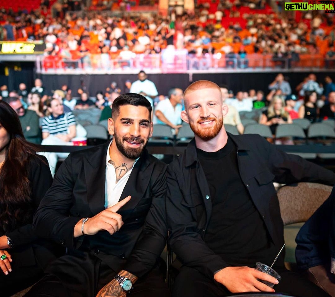 Ilia Topuria Instagram - 2 champions looking cool and calm 🐐😎 FTXArena