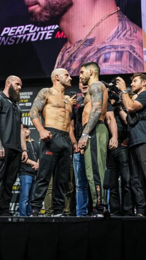 Ilia Topuria Instagram - Tomorrow we make history. One more sleep 🌹
#andnew #stillundefeated 🇪🇸🇬🇪