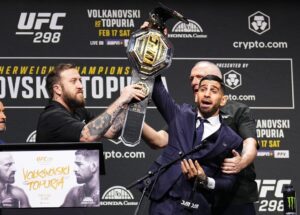 Ilia Topuria Instagram - Past vs Future 🔮

 #ufc298 #andnew #undefeated