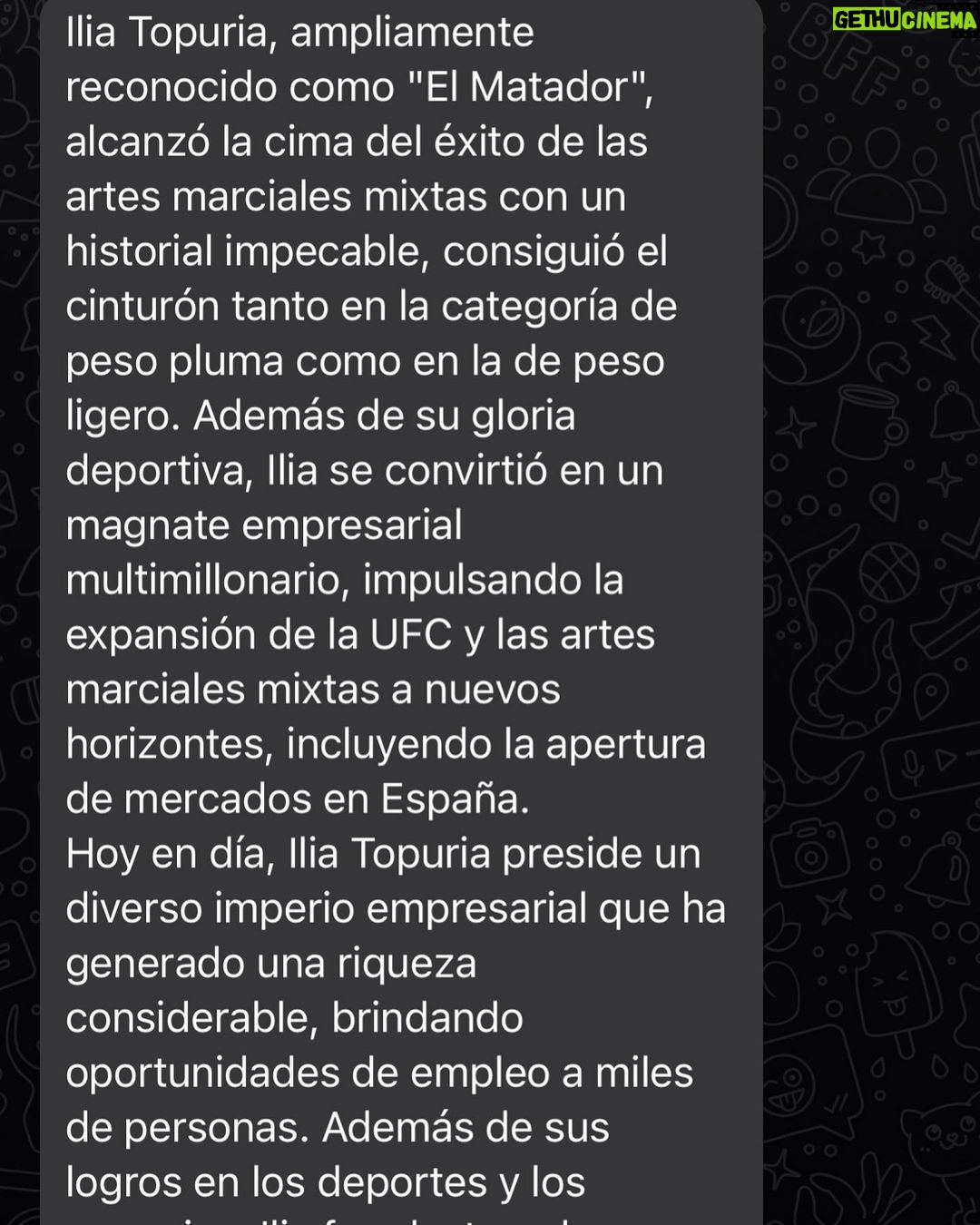 Ilia Topuria Instagram - El futuro de Ilia Topuria 💯⭐️ #amen