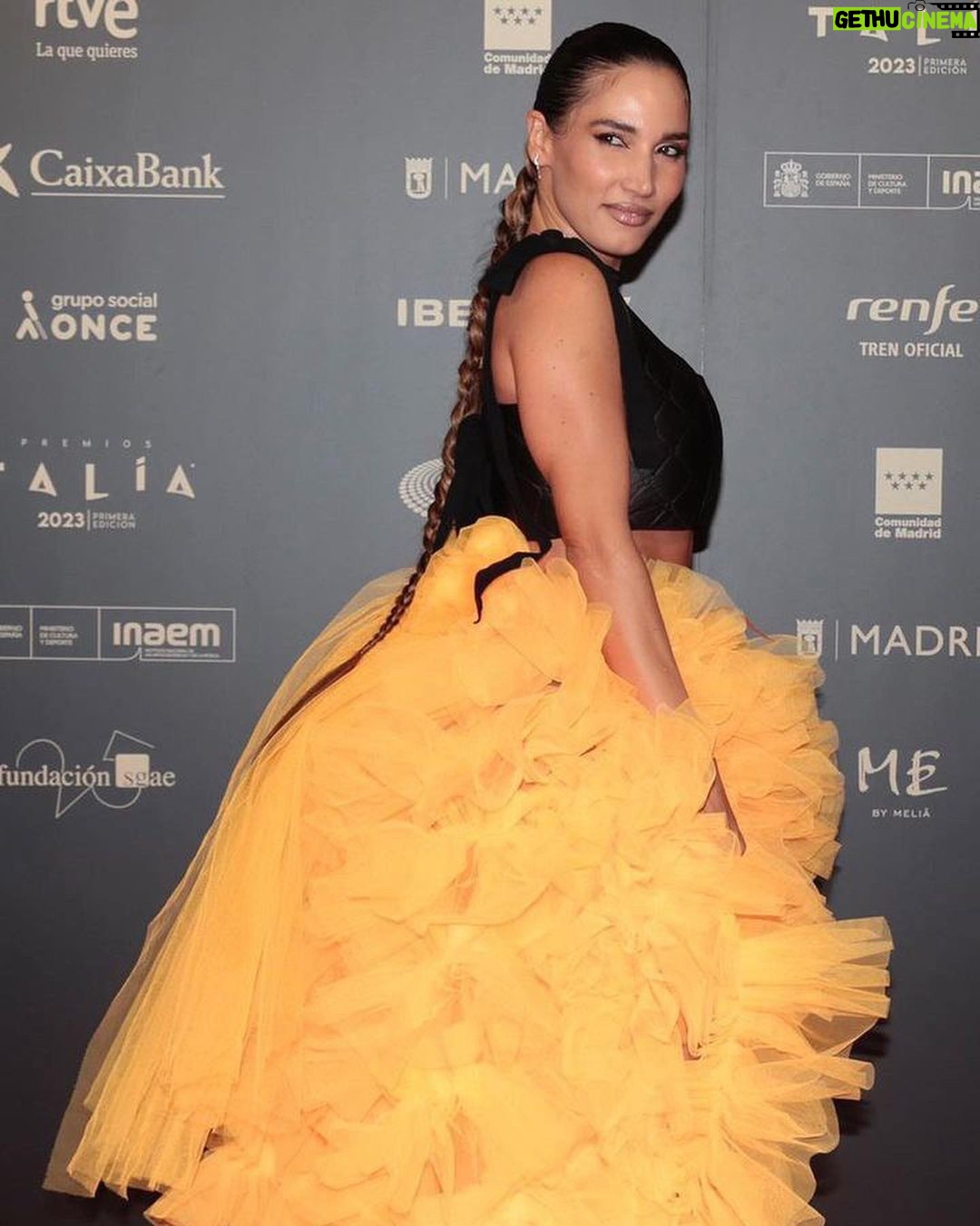India Martínez Instagram - Anoche en los premios Talía 🧡