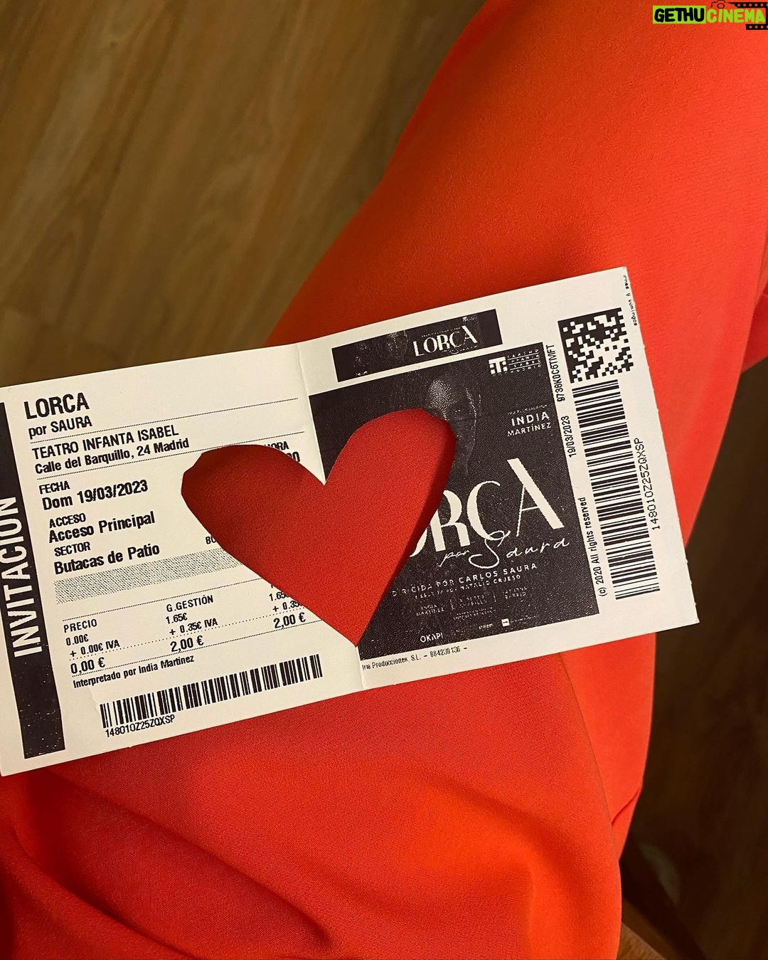 India Martínez Instagram - Anoche liándola en Madrid 😚