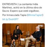 India Martínez Instagram - Y ahora… QUE COMIENCE LA FUNCIÓN !!! 🎭 ayy🙈🙈 deseadme suerte pa esta tarde en mi debut como actriz en el Teatro Infanta Isabel de Madrid!! Aquí estaremos hasta el 19 de Marzo para vosotros con #LorcaporSaura ❤️🙏🏽 Amigo, maestro, genio Don Carlos Saura va por ti! 🙌🏽 Fotos @luislabrado