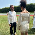 India Ria Amarteifio Instagram - @jacquemus IN VERSAILLES. What an experience and what a collection. And a custom piece? Surreal. Thank you and many, many congratulations @jacquemus ❤️ ☁️ Styling- @jacquemus @hollyevawhite MUA-@joyadenuga Hair- @lorraine_dublin Versailles, France