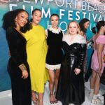 India Ria Amarteifio Instagram - Wow. Thank you @newportbeachfilmfest and @variety for this ‘10 Brits to Watch’ award. What a special night! Here’s me and my beauty in our most natural existence and swipe to see how I look 1% of the time. (You’re all amazing @hollyevawhite @joyadenuga @nicola_harrowell ). Thank you all for your continued support, everything is very surreal at the moment and it’s very important that people know that life is still very much dressing gowns, grand designs and pesto pasta for me. 🫶🏽