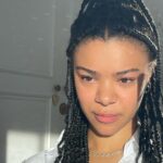 India Ria Amarteifio Instagram - 3rd picture is a physique update after finishing these braids xxx