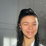 India Ria Amarteifio Instagram - 3rd picture is a physique update after finishing these braids xxx