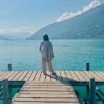 Isabel Oli Instagram - Missing this 🤍 Lake Brienz, Switzerland
