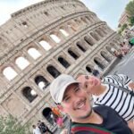 Isabel Oli Instagram - Today's positive vibe is sponsored by ROME 🏟️🤣 #Colosseum #Rome #TravelWithThePratties