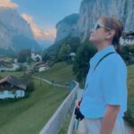 Isabel Oli Instagram - This place reminded me of how magnificent God is! Discovering myself in each breath-taking view🤍 #TravelWithThePratties #LivsDiary #Switzerland Lauterbrunnen, Switzerland