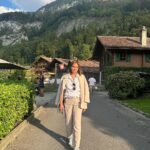 Isabel Oli Instagram - Wander often, wonder always🇨🇭 #TravelWithThePratties #Iseltwald Iseltwald, Switzerland