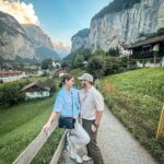 Isabel Oli Instagram - A picture-postcard village🇨🇭 📷 @charissetinionp @niceprintphoto #TravelWithThePratties #Switzerland #Lauterbrunnen Lauterbrunnen, Switzerland