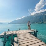 Isabel Oli Instagram - Missing this 🤍 Lake Brienz, Switzerland