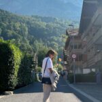 Isabel Oli Instagram - Wander often, wonder always🇨🇭 #TravelWithThePratties #Iseltwald Iseltwald, Switzerland