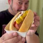 Isabel Oli Instagram - ALL BEEF American hotdog anyone?🤩 Soooo tasty!!! 🌭 @hotlinksph @parteepoppersph