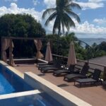 Isabel Oli Instagram - My favorite spot! Stunning scenery (Taal volcano is perfectly visible here), as well as blue skies and fresh air. There is nothing more I could possibly ask for🤍 Hello weekend⛅️ @nayomiresort Nayomi Sanctuary Resort