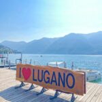 Isabel Oli Instagram - Oh Lugano, you have stolen my heart🤩 #Lugano #TravelWithThePratties Lugano Lake, Switzerland