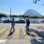Isabel Oli Instagram - Oh Lugano, you have stolen my heart🤩 #Lugano #TravelWithThePratties Lugano Lake, Switzerland