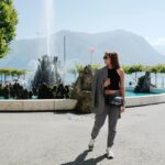 Isabel Oli Instagram - Peaceful mind… grateful heart 🤍 📷 @johnprats #TravelWithThePratties #Lugano