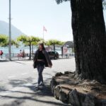 Isabel Oli Instagram - Peaceful mind… grateful heart 🤍 📷 @johnprats #TravelWithThePratties #Lugano