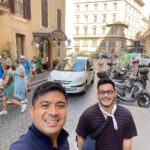 Isabel Oli Instagram - A crazy idea turned into a reality ✈️ I feel incredibly blessed to be spending this time with my Cuffy and our dearest friends, whom we already think of as family🤍 #TravelWithThePratties #Rome Rome, Italy