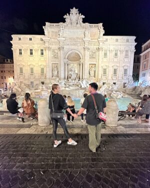 Isabel Oli Instagram - Made a wish… and it came true✨

#TravelWithThePratties #WhenInRome #Rome