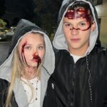 Isabella Tena Instagram - Amo mi trabajo!!🫶🏻 Un pequeño BTS de lo que se vivió. #elamorinvencible @elamorinvencible #fakeblood #fakesituation⚠️ Accident, Maryland