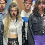 Isabella Tena Instagram - Amo mi trabajo!!🫶🏻 Un pequeño BTS de lo que se vivió. #elamorinvencible @elamorinvencible #fakeblood #fakesituation⚠️ Accident, Maryland