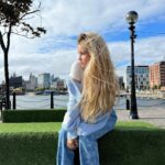 Isabella Tena Instagram - why is she smiling tho? Liverpool City Sighteeing Tour Bus