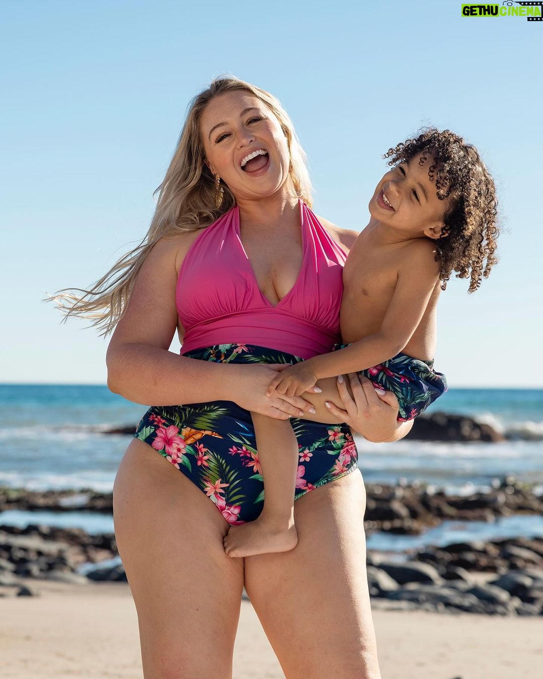 Iskra Lawrence Instagram - Happy Mother’s Day to all my UK mamas (when do you celebrated Mother’s Day and which country are you from?💕 I’ll cherish this unretouched @cupshe campaign and the fact I got to have pieces for my son and hubby that I can’t wait to all wear and match on our next soon vacay😍 there’s up to 40% right now off @cupshe and each piece in my collection is already affordable (under $45) and if you use use my code ISKRAGIFT you get an extra 20% off site wide (even on top of sale) plus yo get my limited edition silk scarf -link to shop in my bio 👌
. .
#swimwear #midsizemodel #midsizeswim #cupshe #resortwear #beachoutfit #beach #summer #springfashion #momstyle #springbreak #springstyle #midsizestyle #midsizefashion Los Angeles, California