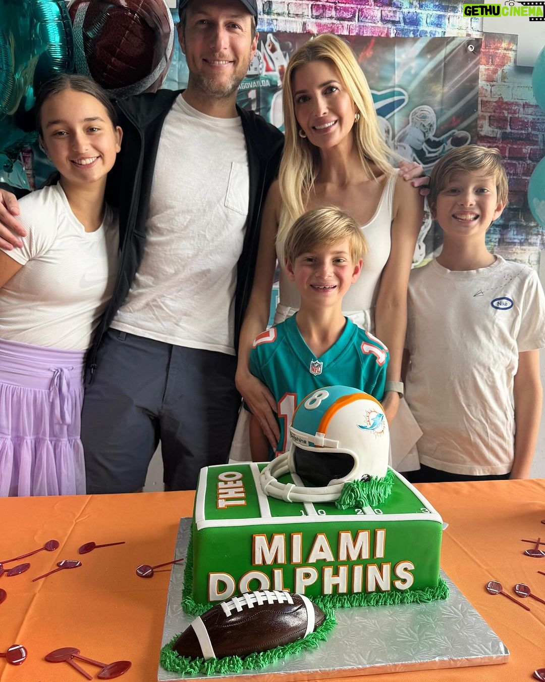 Ivanka Trump Instagram - 🎉🎈Happy 8th Birthday, Theo! 🎈🎉 Your curiosity knows no bounds—from football to parkour, jujitsu, guitar, piano, Hebrew, Rubik’s cubes, Chinese, puzzles, and poker, just to name a few. Every day, you amaze us with your relentless pursuit of learning, exploring, and mastering new skills. Your enthusiasm and joy in every adventure are truly inspiring. With so much Kavanah in your heart, you approach every task with intention and passion, reflecting the depth of your spirit. Here’s to celebrating the incredible, kind, and endlessly curious young man you are blossoming into. Keep chasing your dreams, Theo, and never stop exploring. The world is yours to discover, one adventure at a time 🌟⚽🎸🥋🏈 🎶🏄♂️🧸🃏🌼