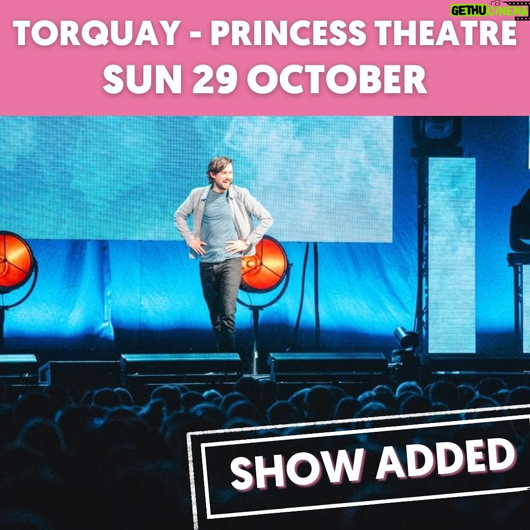Jack Whitehall Instagram - Thanks for the amazing support so far! I’ve added extra shows in Reading, Colchester, Torquay, High Wycombe and Brentwood. And released more tickets to a few of the shows that were nearly sold out. Details on my website. You know what to do.