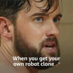 Jack Whitehall Instagram - This robot does more than just the hoovering. #Robots streaming NOW on Prime Video UK