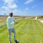 Jack Whitehall Instagram - Good to have an annual reminder that Golf is still very much not my sport at all. Love the clobber though. #AllTheGearNoIdea