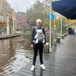 Jack Whitehall Instagram - Then and Now. This is me in Amsterdam today - very much in my dad energy. Swipe right to see the first time I came to the Dam aged 19 and went to a rave called white sensation. Goodbye space cakes and sex shops, Hello changing nappies on a barge. Amsterdam, Netherlands