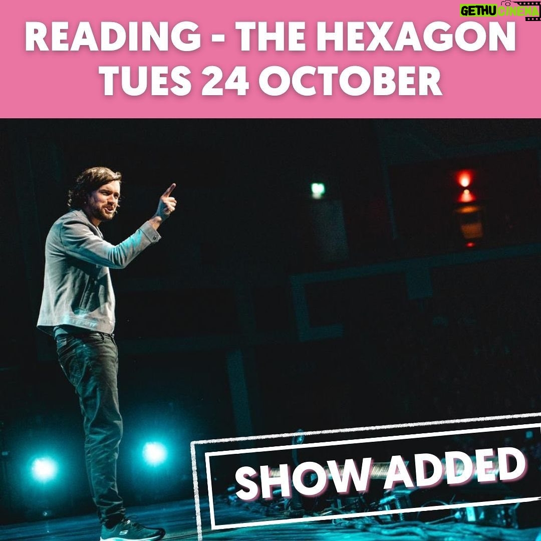 Jack Whitehall Instagram - Thanks for the amazing support so far! I’ve added extra shows in Reading, Colchester, Torquay, High Wycombe and Brentwood. And released more tickets to a few of the shows that were nearly sold out. Details on my website. You know what to do.