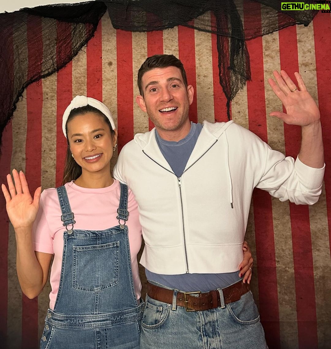 Jamie Chung Instagram - Now and then! Happy Halloween, happy anniversary. As for the costumeā¦if you know, you know. Thank you @ladybidwell @bidwalla š¤