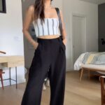 Jamie Chung Instagram – GRWM Friday Edition 

Pants @dissh 
Top old @aritizia 
Bag @aignermunich.us 
Sneakers @salomon 
Glasses @otra__1234