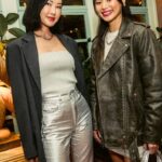 Jamie Chung Instagram – Thanks for getting us together! It was so nice catching up with old friends 🖤 Cheers @aimeesong and congrats on your collab @madewell