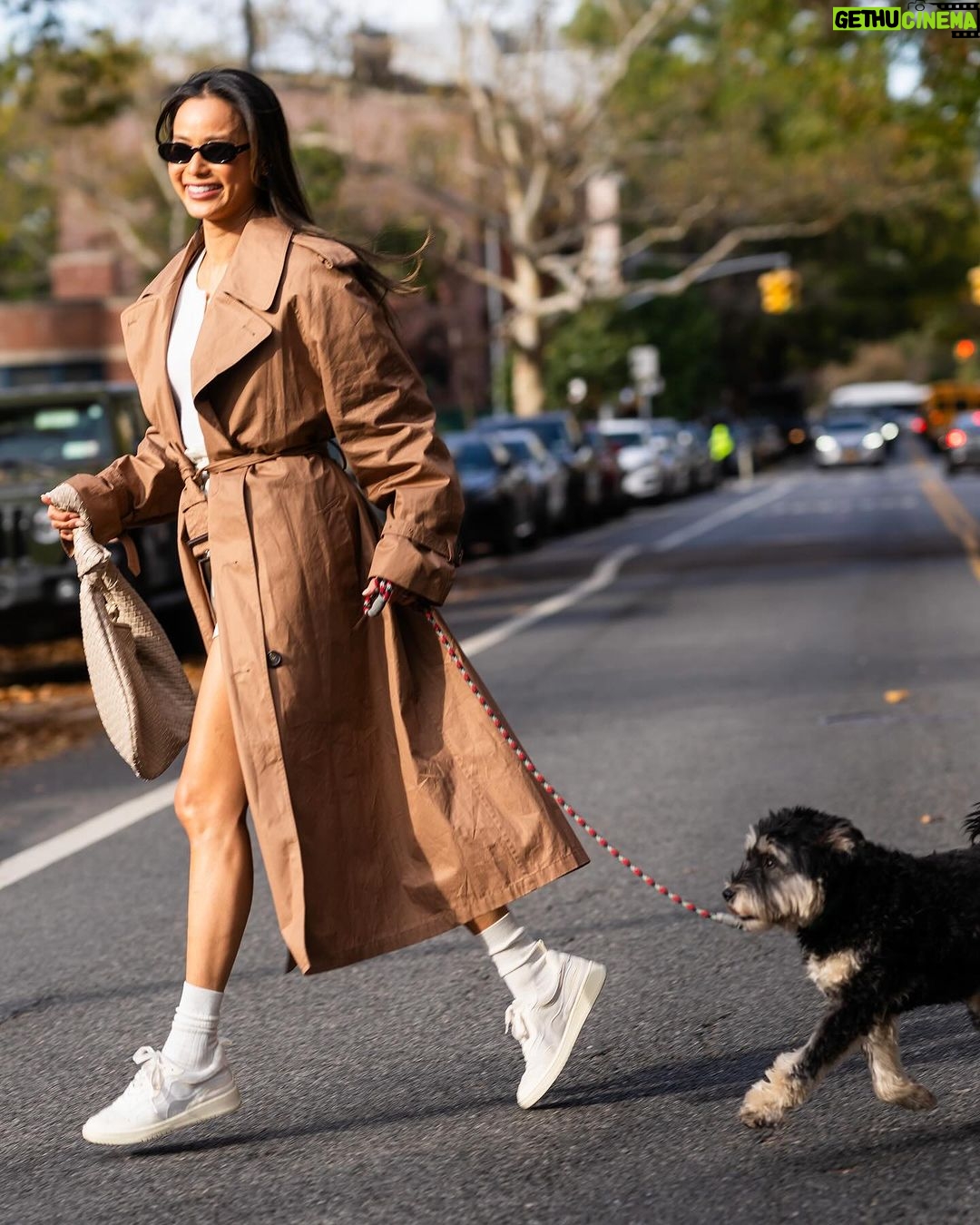 Jamie Chung Instagram - Running around NY in the most comfortable sneakers @dolcevita #ad