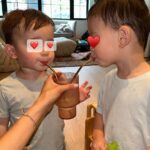 Jamie Chung Instagram - Days are long but the years are short. Happy 2nd Birthday to my little nuggets. I love seeing the world from your eyes. Your laughs light up a room. I love how you look after each other, how you push everyone’s buttons just enough to the brink while roping us back in, your sweet cuddles, curiosity and sense of adventure. Here’s to surviving, growing and thriving the last two years 🙀🥹