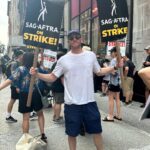 Jamie Chung Instagram - Solidarity forever #unionstrong #sagaftra #proudunionmember #wgastrong Fighting for a livable wage and protection of our images and performances to prevent replacement of human performances by A.I technology. Time to lace up and SHOW UP. LFG