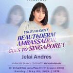 Jelai Andres Instagram – See you at Lucky plaza Singapore!!! Tag your friends Beautés 🖤😘😉