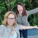 Jenna Fischer Instagram - Lunch date! Office family @therealkateflannery