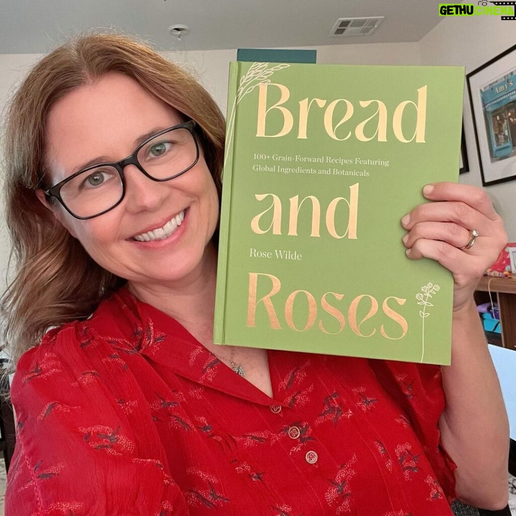 Jenna Fischer Instagram - Happy Pub Day to the delightful and talented @trosewilde who once came to my house and taught me and my bread-loving contractor how to make pasta from scratch. One of my favorite days! Rose has written the most beautiful cookbook. Bread and Roses is so visually satisfying to flip through…put this on your coffee table, grab a warm mug of tea or coffee and meditate on her offerings. It’s a great way to start a day. A great holiday gift. And her recipes are incredible. Lots of gluten free and vegan options! Available everywhere! Go to @trosewilde to see details of her book tour too! 🥖🍰🥣