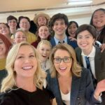 Jenna Fischer Instagram - We had a blast surprising the cast of @theofficemusical last night. I’ve wanted to see this show ever since I walked by their poster in 2018. They did not disappoint!! So fun and funny…the cast is incredible. Tons of details and inside jokes to celebrate the show…including a whole number dedicated to Dinner Party - yes! And, there is a Ryan/Kelly/Michael number that is not to be missed. Thank you for having us. What a great final stop on our book launch week in NYC. (We gave everyone in the cast and audience a signed copy of the book to celebrate!) Great show!!