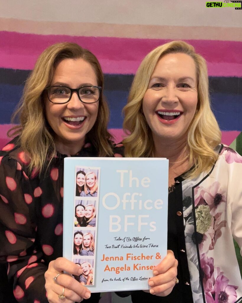 Jenna Fischer Instagram - Today is the day! The Office BFFs is officially here! It’s been almost four years in the making. We are so excited to share it with you all! (Link in Bio and wherever you like to buy books 📖)