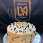Jenna Fischer Instagram - Red Velvet LAFC Birthday Cake for our son. 12 years old! He’s heading to the game tonight ready for a win! Go @lafc @lafc3252 Recipe by: @sallysbakeblog