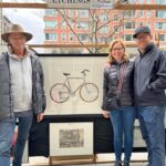 Jenna Fischer Instagram – Very excited to be the proud owners of a piece of art by Bernard Zalon. We’ve been following him for awhile now. Love his pieces. We now have a bicycle etching! 🚲 You can find him on 80th and Broadway or www.bernardzalon.com