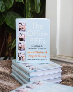 Jenna Fischer Instagram - Happy Best Friends Day! These past two years @angelakinsey and I have taken our best friendship to a whole new level by becoming business partners. It has been one of the most creative, inspiring and fulfilling seasons of my work life so far. It has also deepened our friendship in ways for which I am forever grateful. Thank you @laura.tremaine for throwing us a BFF party with some of our besties to celebrate our book hitting #1 on the New York Times Bestseller list. Laura is an amazing friend and host and she simply would not allow us to let this moment go uncelebrated. Friends keep us going and keep us sane in life’s hardest times. And they are there to cheer our accomplishments. As a way to celebrate, today we are giving away SIGNED copies of The Office BFFS…head over to @deystreet to enter! Here’s to friendship! 📸: @lindseyboice Makeup: @tamah_krinsky Hair: @christikaycagle